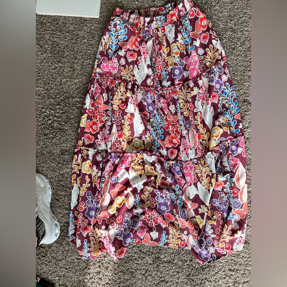 Floral Multicolor Women's Skirt